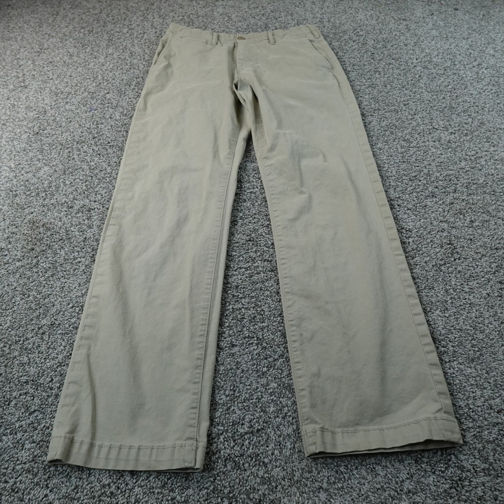 American Eagle Pants Mens 29X32 Beige Tan Khaki Boot Cut Chino Western Stretch